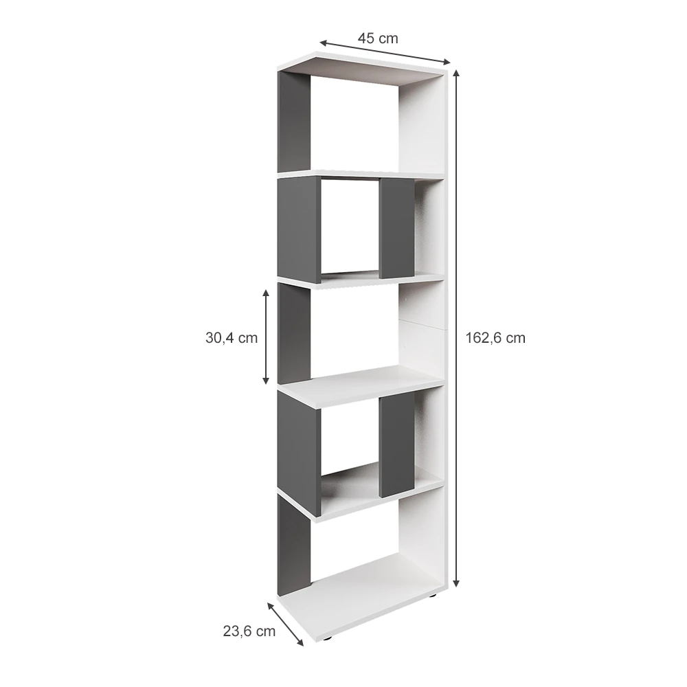 Raumteiler Anthrazit 45 X 163 Cm Vicco 5 Raumteiler Anthrazit 45 X 163 Cm Vicco – Bild 3