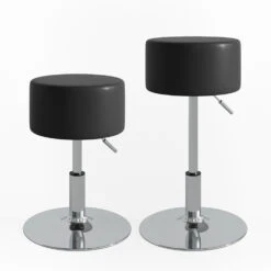 Hocker "Design" Schwarz 33 X 67 Cm Für Schminktisch Vicco -Vicco m1632 07 ol