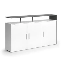 Sideboard "Amato" Weiß/Anthrazit 160 X 91.6 Cm Vicco