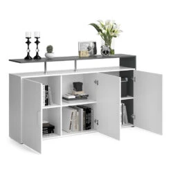 Sideboard "Amato" Weiß/Anthrazit 160 X 91.6 Cm Vicco 16 Sideboard "Amato" Weiß/Anthrazit 160 X 91.6 Cm Vicco -Vicco m1767 07 ol