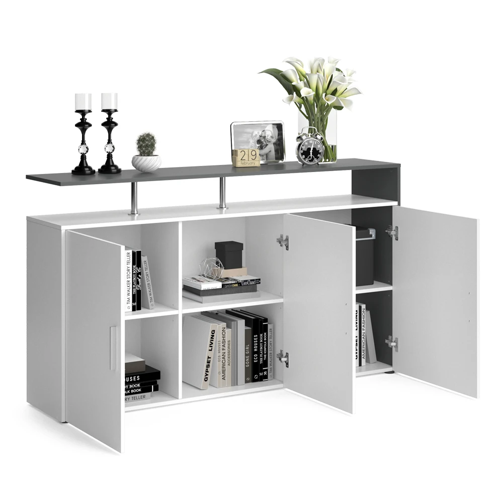 Sideboard "Amato" Weiß/Anthrazit 160 X 91.6 Cm Vicco 9 Sideboard "Amato" Weiß/Anthrazit 160 X 91.6 Cm Vicco – Bild 7