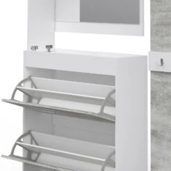 Garderobe "SanRemo" Beton/Weiß X Cm 3 Teile Vicco -Vicco m1786 06 ol