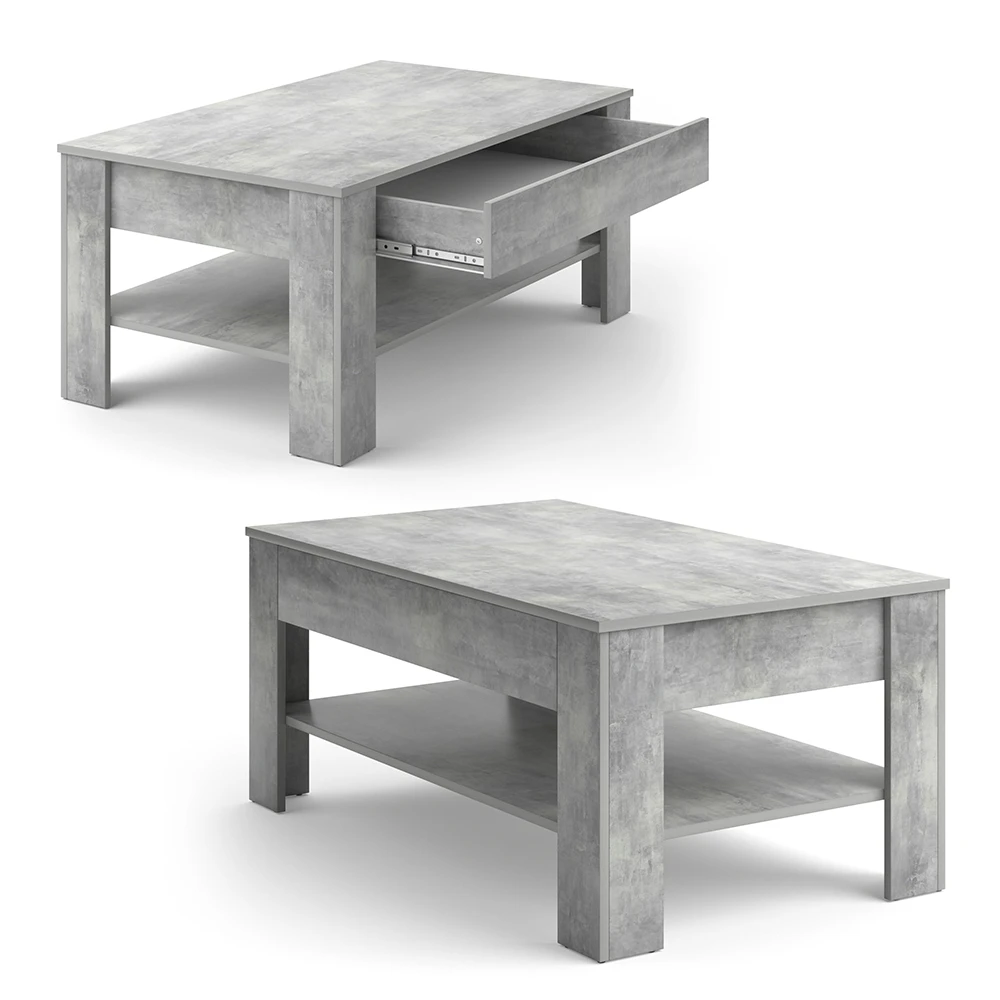 Couchtisch "Milan" Beton 110 X 48 Cm Vicco 9 Couchtisch "Milan" Beton 110 X 48 Cm Vicco – Bild 7