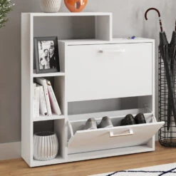 Schuhkipper "Orlando" Weiß 80 X 90 Cm Vicco 13 Schuhkipper "Orlando" Weiß 80 X 90 Cm Vicco -Vicco m1811 05 ol