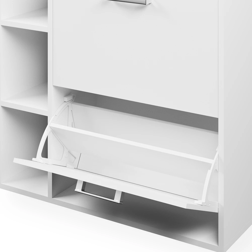 Schuhkipper "Orlando" Weiß 80 X 90 Cm Vicco 8 Schuhkipper "Orlando" Weiß 80 X 90 Cm Vicco – Bild 6