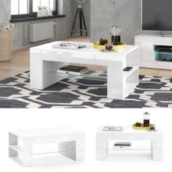 Couchtisch "Stelios" Weiß Hochglanz 100 X 42 Cm Vicco 11 Couchtisch "Stelios" Weiß Hochglanz 100 X 42 Cm Vicco -Vicco m1928 02 ol