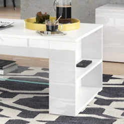 Couchtisch "Stelios" Weiß Hochglanz 100 X 42 Cm Vicco 14 Couchtisch "Stelios" Weiß Hochglanz 100 X 42 Cm Vicco -Vicco m1928 05 ol