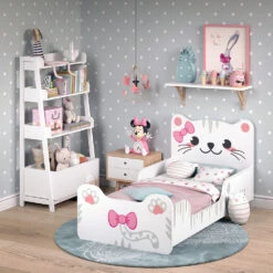 Kinderbett "Izzy" Weiß 80x160 Cm Mit Matratze Vitalispa 12 Kinderbett "Izzy" Weiß 80x160 Cm Mit Matratze Vitalispa -Vicco m1964 04 ol 1