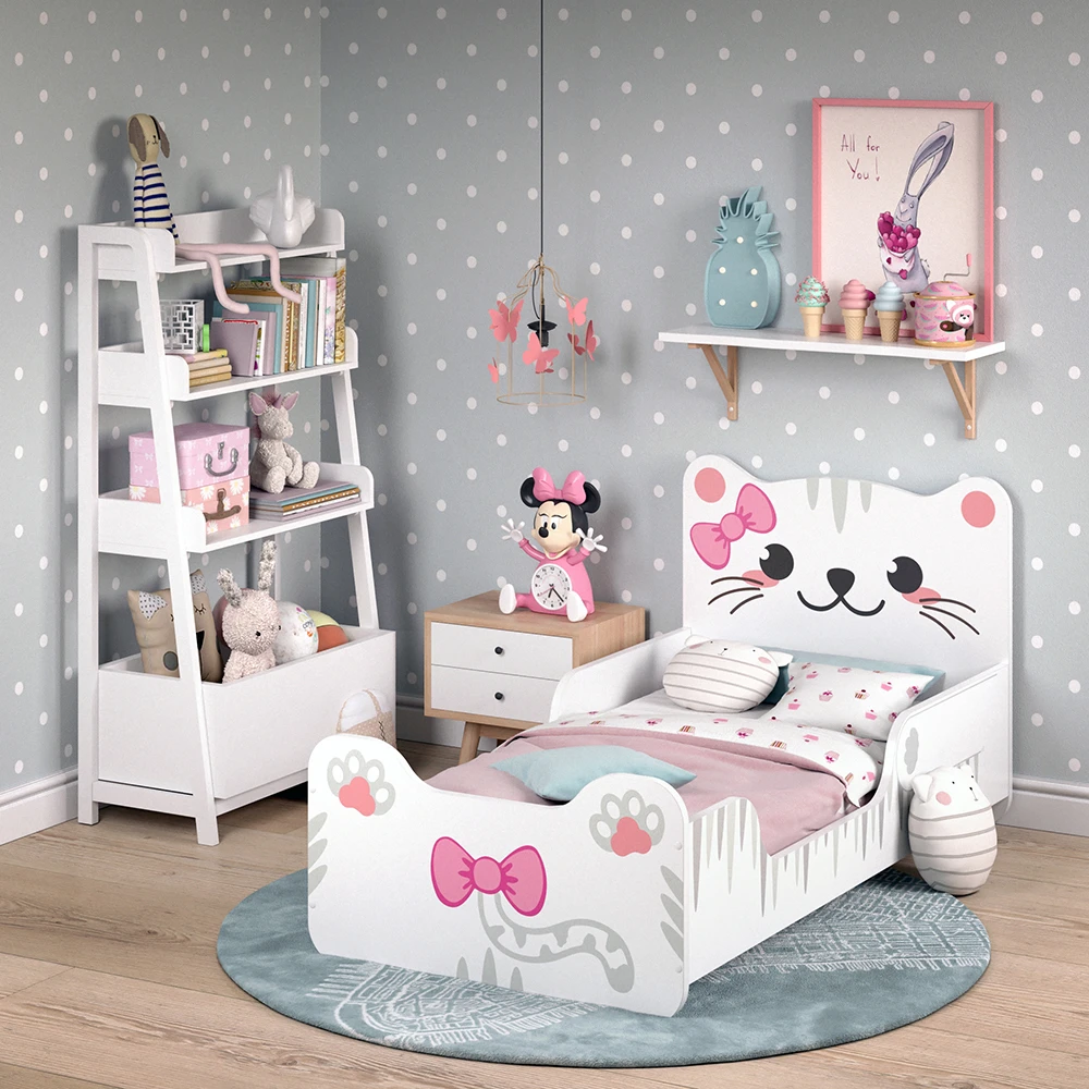 Kinderbett "Izzy" Weiß 80x160 Cm Mit Matratze Vitalispa 6 Kinderbett "Izzy" Weiß 80x160 Cm Mit Matratze Vitalispa – Bild 4