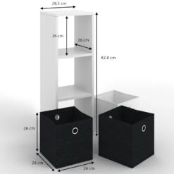 Raumteiler "Hylda" Weiß 29 X 83 Cm Vicco -Vicco m2034 03 ol
