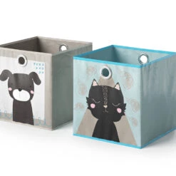 Faltbox 30x30 Grau/Blau 30 X 30 Cm 2er Set Vicco 15 Faltbox 30x30 Grau/Blau 30 X 30 Cm 2er Set Vicco -Vicco m2049 06 ol