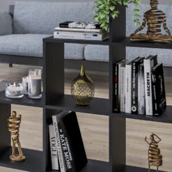 Treppenregal Schwarz 105 X 107.5 Cm Vicco -Vicco m2056 05 ol