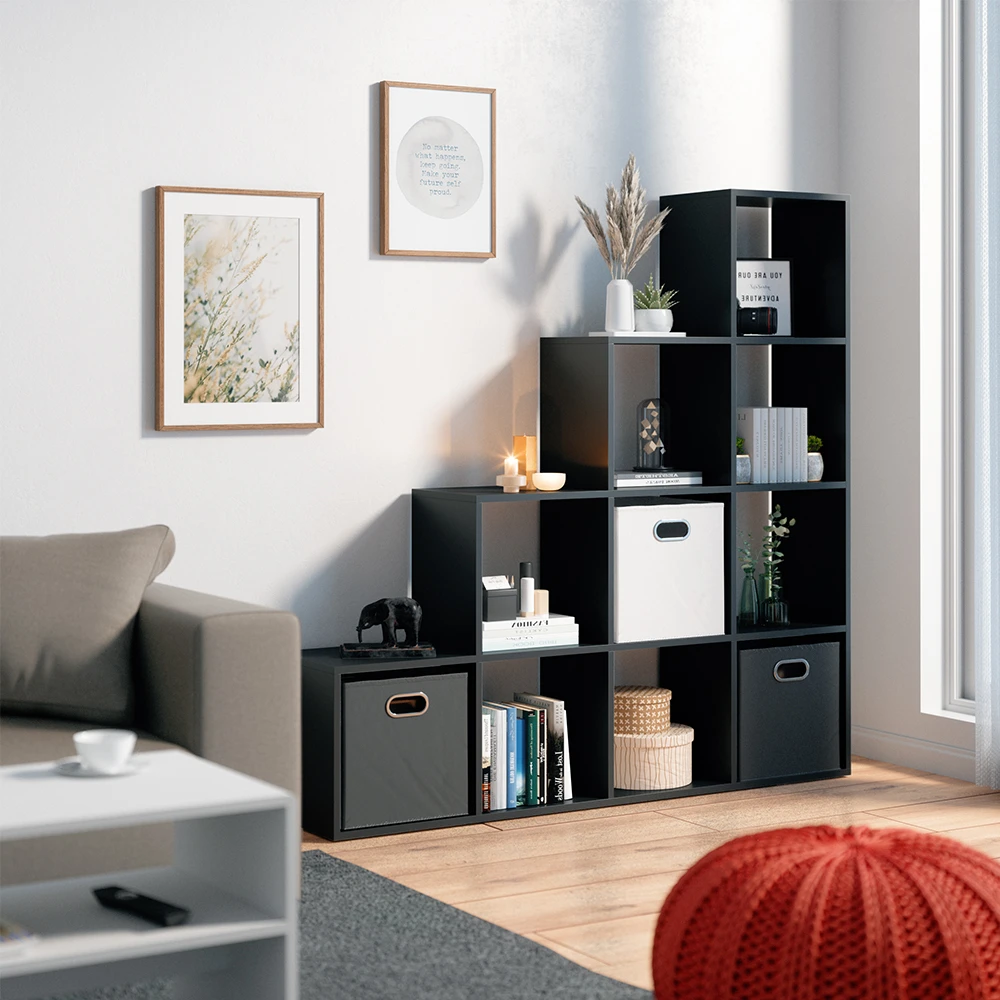 Treppenregal Schwarz 142,5 X 143 Cm Vicco 6 Treppenregal Schwarz 142,5 X 143 Cm Vicco – Bild 4