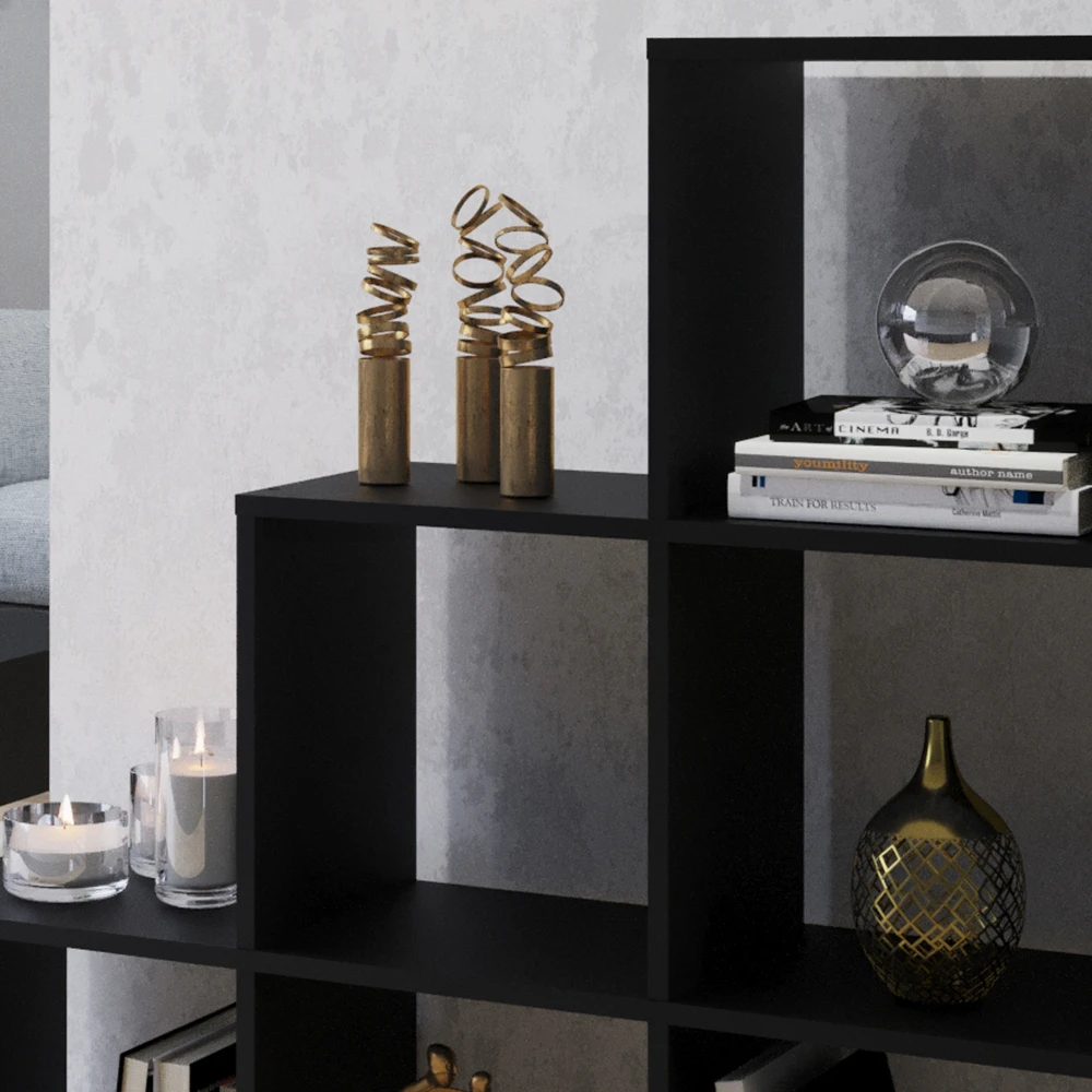 Treppenregal Schwarz 142,5 X 143 Cm Vicco 7 Treppenregal Schwarz 142,5 X 143 Cm Vicco – Bild 5