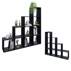 Treppenregal Schwarz 142,5 X 143 Cm Vicco 16 Treppenregal Schwarz 142,5 X 143 Cm Vicco -Vicco m2057 07 ol