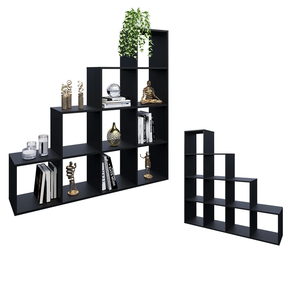 Treppenregal Schwarz 142,5 X 143 Cm Vicco 9 Treppenregal Schwarz 142,5 X 143 Cm Vicco – Bild 7