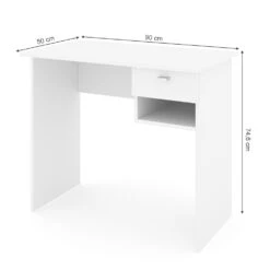 Schreibtisch "Colin" Weiß 90 X 50 Cm Vicco -Vicco m2166 03 ol