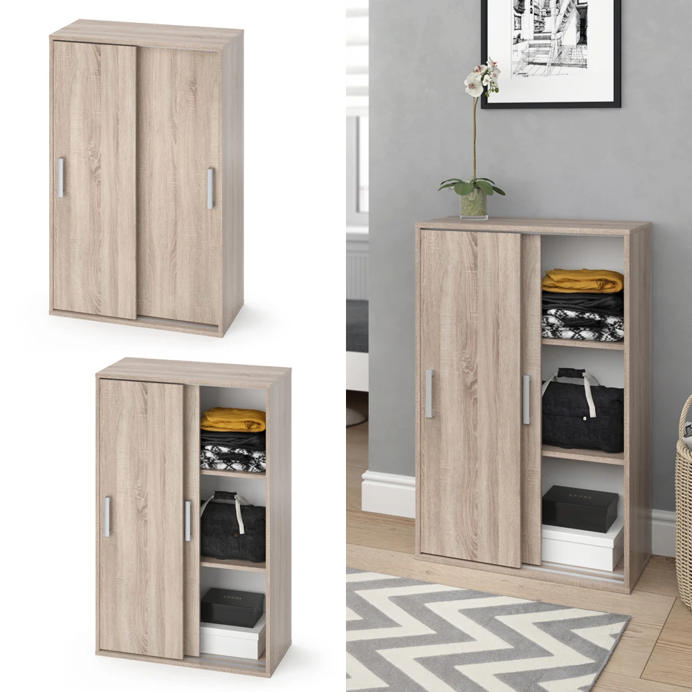 Kleiderschrank "Falk" Sonoma 68 X 108 Cm Vicco 4 Kleiderschrank "Falk" Sonoma 68 X 108 Cm Vicco – Bild 2