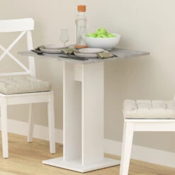 Esstisch "Ewert" Beton/Weiß 65 X 65 Cm Vicco -Vicco m2172 05 ol