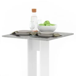 Esstisch "Ewert" Beton/Weiß 65 X 65 Cm Vicco -Vicco m2172 06 ol