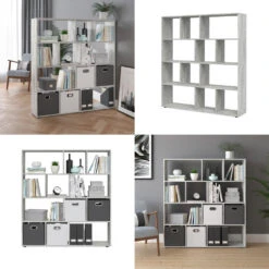 Raumteiler "Pilar" Beton 131.6 X 143 Cm Vicco -Vicco m2202 08 ol