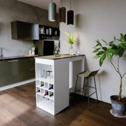 Bartisch "Ross" Anthrazit/Weiß 115 X 50 Cm Vicco 12 Bartisch "Ross" Anthrazit/Weiß 115 X 50 Cm Vicco -Vicco m2297 04 ol