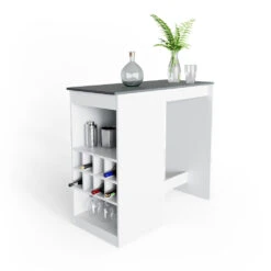 Bartisch "Ross" Anthrazit/Weiß 115 X 50 Cm Vicco 15 Bartisch "Ross" Anthrazit/Weiß 115 X 50 Cm Vicco -Vicco m2297 07 ol