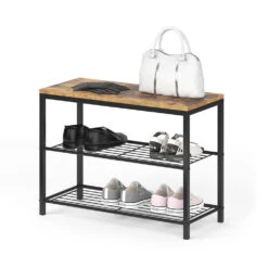 Schuhbank "Fyrk" Eiche Rustikal/Schwarz 70 X 51.5 Cm Vicco 15 Schuhbank "Fyrk" Eiche Rustikal/Schwarz 70 X 51.5 Cm Vicco -Vicco m2512 07 ol