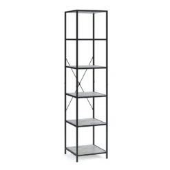 Raumteiler "Fyrk" Beton/Schwarz 40 X 174 Cm Vicco