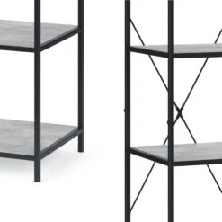 Raumteiler "Fyrk" Beton/Schwarz 40 X 174 Cm Vicco 15 Raumteiler "Fyrk" Beton/Schwarz 40 X 174 Cm Vicco -Vicco m2514 06 new ol