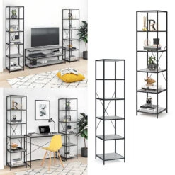 Raumteiler "Fyrk" Beton/Schwarz 40 X 174 Cm Vicco 17 Raumteiler "Fyrk" Beton/Schwarz 40 X 174 Cm Vicco -Vicco m2514 08 new ol