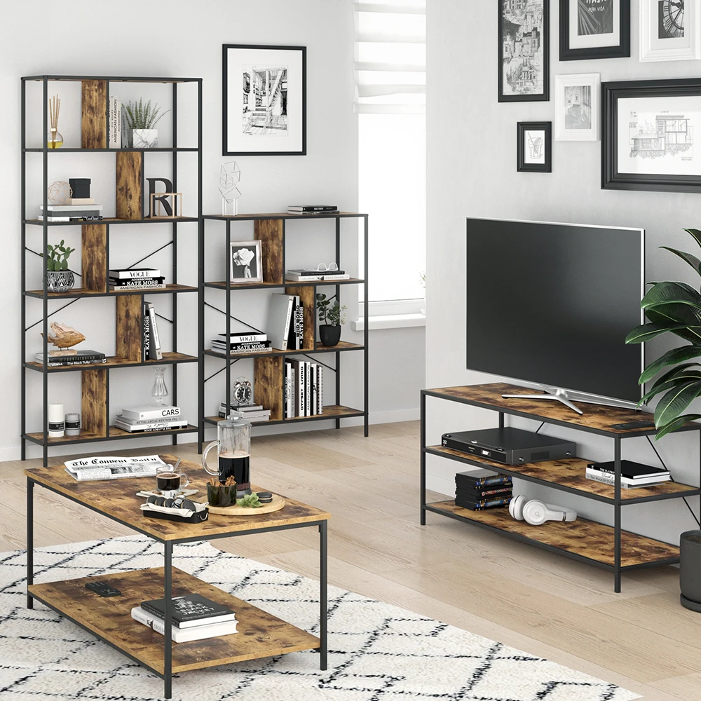 Raumteiler "Fyrk" Eiche Rustikal/Schwarz 80 X 113 Cm Vicco 6 Raumteiler "Fyrk" Eiche Rustikal/Schwarz 80 X 113 Cm Vicco – Bild 4