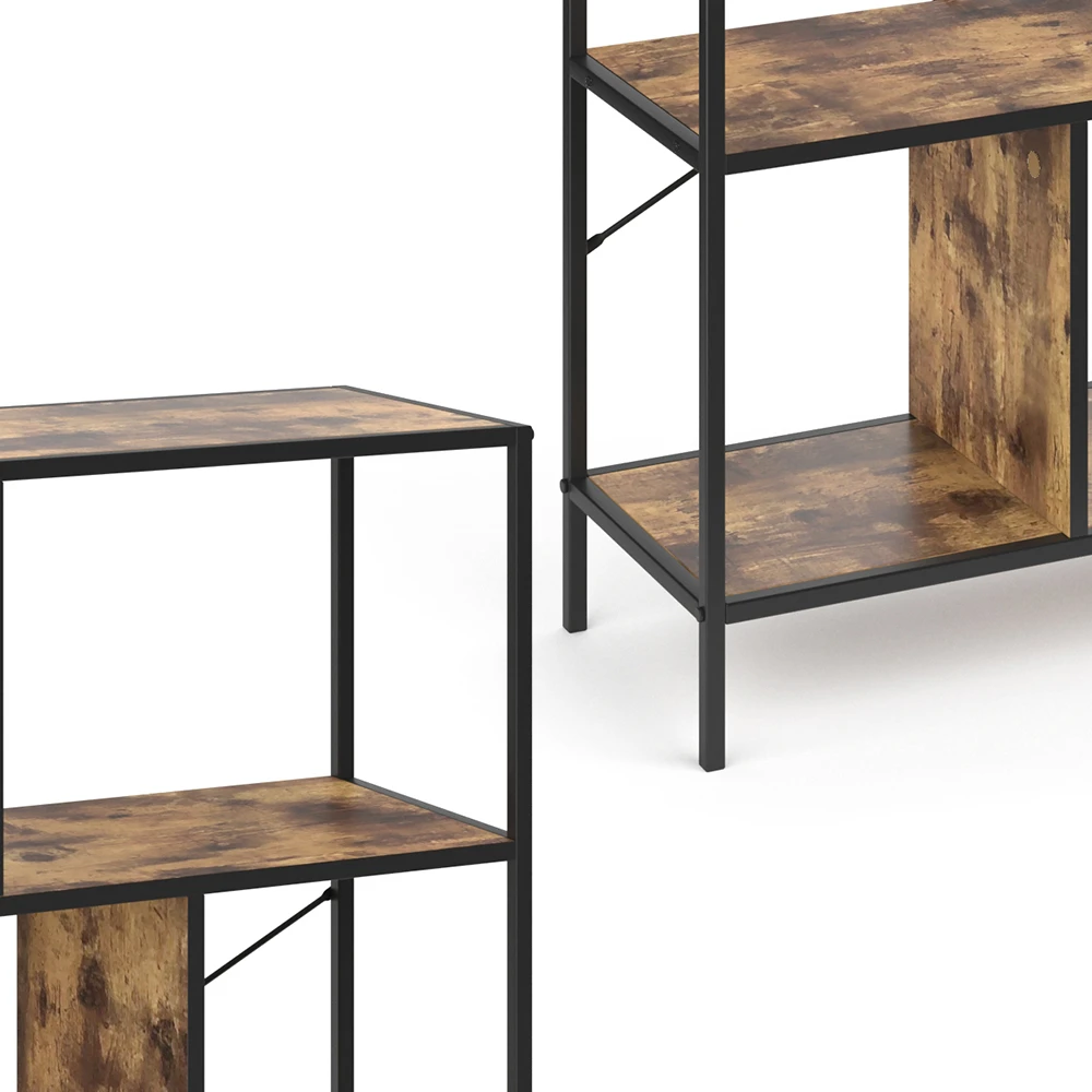 Raumteiler "Fyrk" Eiche Rustikal/Schwarz 80 X 113 Cm Vicco 8 Raumteiler "Fyrk" Eiche Rustikal/Schwarz 80 X 113 Cm Vicco – Bild 6