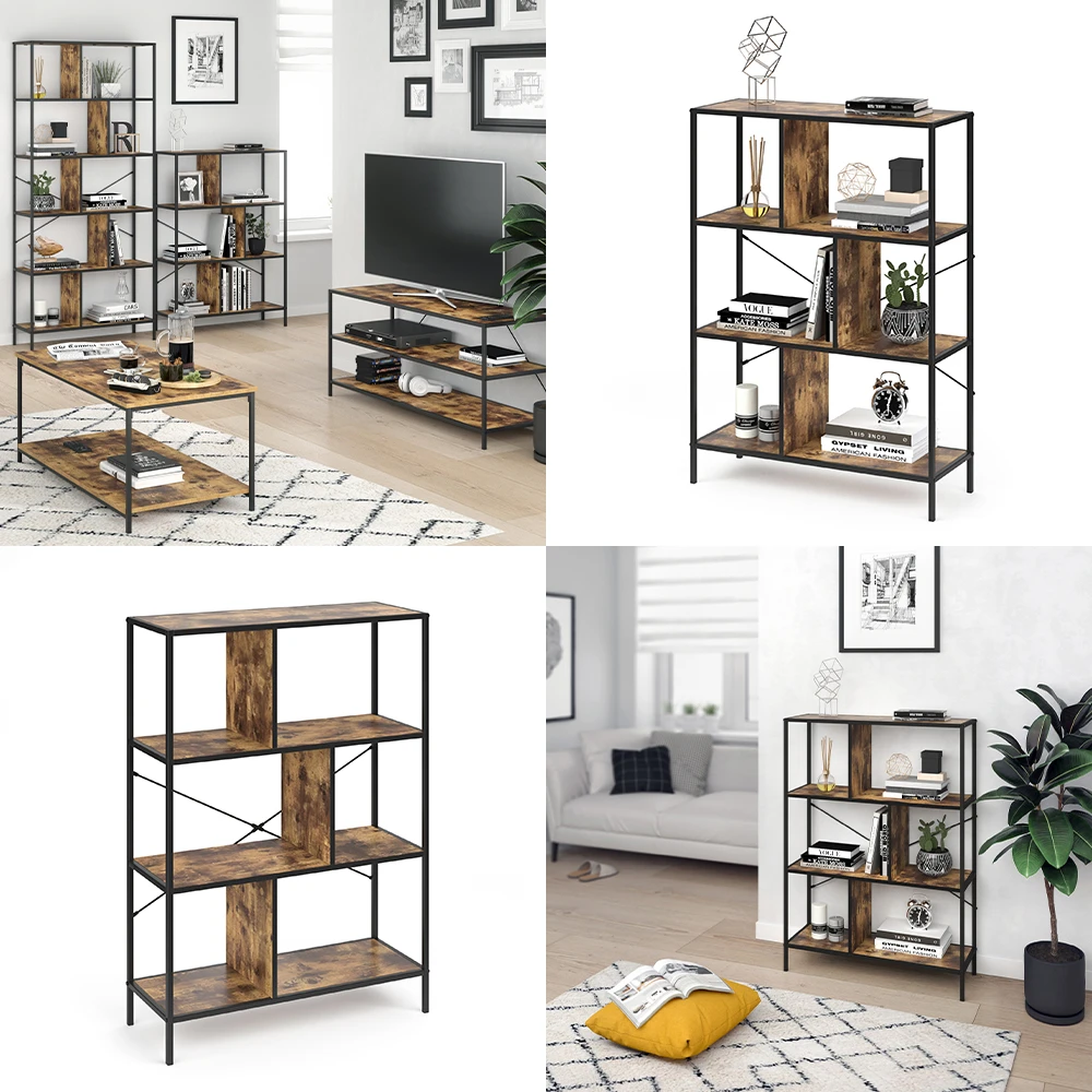 Raumteiler "Fyrk" Eiche Rustikal/Schwarz 80 X 113 Cm Vicco 10 Raumteiler "Fyrk" Eiche Rustikal/Schwarz 80 X 113 Cm Vicco – Bild 8