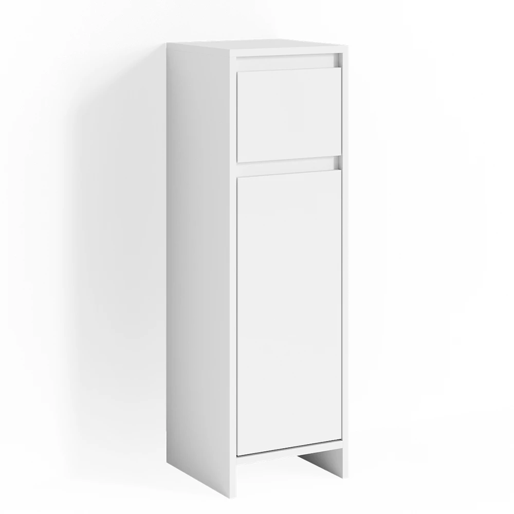 Midischrank "Emma" Weiß 30 X 95 Cm Vicco 3 Midischrank "Emma" Weiß 30 X 95 Cm Vicco