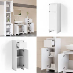 Midischrank "Emma" Weiß 30 X 95 Cm Vicco 15 Midischrank "Emma" Weiß 30 X 95 Cm Vicco -Vicco m2612 08 ol