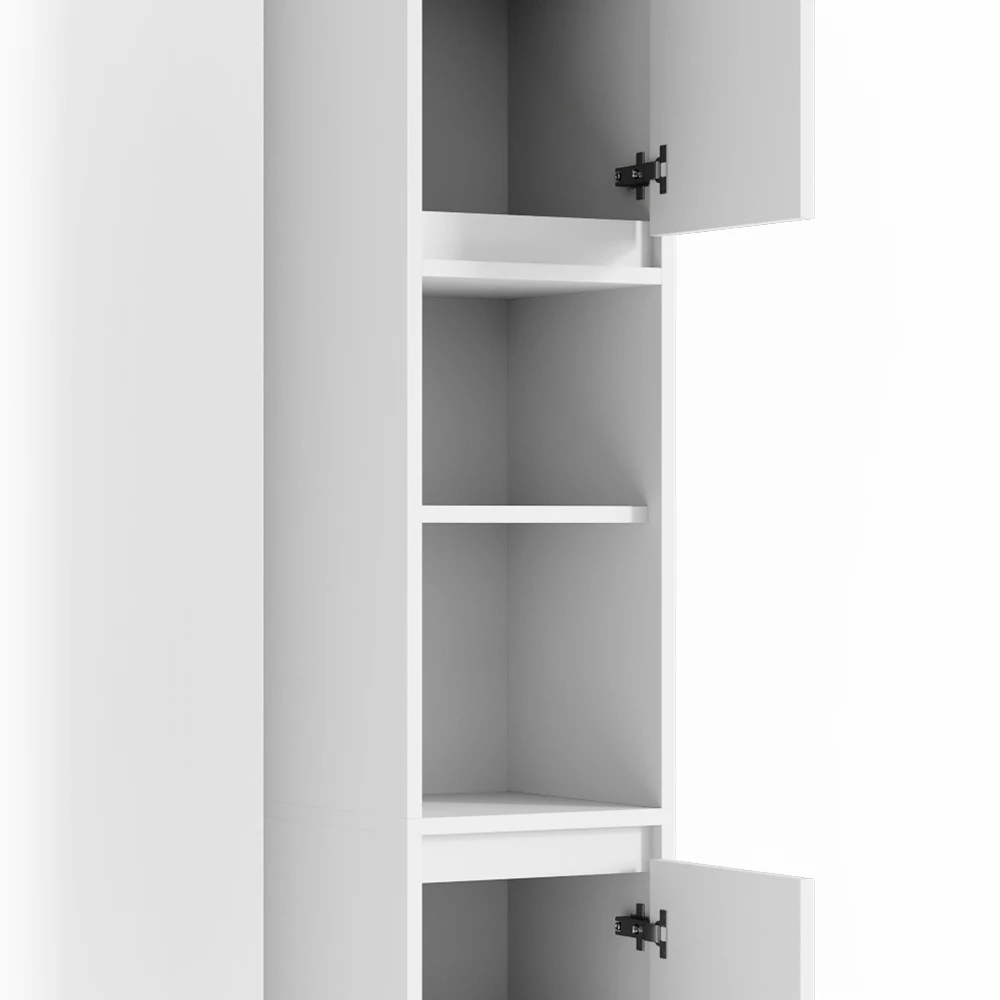 Badschrank "Emma" Weiß 30 X 190 Cm Vicco 8 Badschrank "Emma" Weiß 30 X 190 Cm Vicco – Bild 6