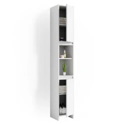 Badschrank "Emma" Weiß 30 X 190 Cm Vicco 16 Badschrank "Emma" Weiß 30 X 190 Cm Vicco -Vicco m2613 07 ol