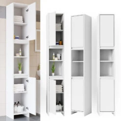 Badschrank "Emma" Weiß 30 X 190 Cm Vicco 17 Badschrank "Emma" Weiß 30 X 190 Cm Vicco -Vicco m2613 08 ol