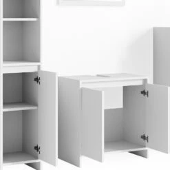 Badmöbel Set "Emma" Weiß 4 Teile Vicco -Vicco m2657 06 ol