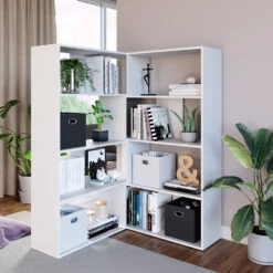 Eckregal "Laine" Weiß 170 X 142 Cm Vicco -Vicco m2696 04 ol