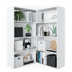 Eckregal "Laine" Weiß 170 X 142 Cm Vicco -Vicco m2696 07 ol