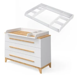 Wickelkommode "Malia" Weiß 133 X 98.1 Cm Vitalispa -Vicco m2701 07 ol