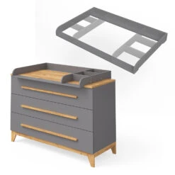 Wickelkommode "Malia" Anthrazit 133 X 89.6 Cm Vitalispa 16 Wickelkommode "Malia" Anthrazit 133 X 89.6 Cm Vitalispa -Vicco m2702 07 ol