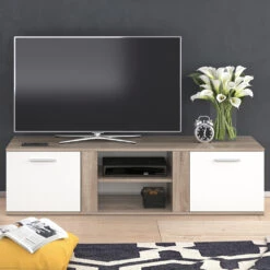 Lowboard "Novelli" Sonoma/Weiß 40 X 41 Cm Vicco -Vicco m2710 05 ol