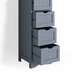 Badschrank "Bianco" Grau 30 X 81 Cm Vicco 14 Badschrank "Bianco" Grau 30 X 81 Cm Vicco -Vicco m2761 06 ol