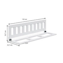 Rausfallschutz Weiß 120 X 33 Cm Vitalispa -Vicco m2766 03 ol