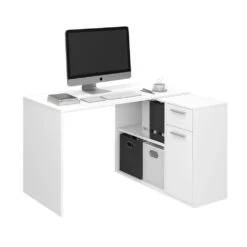 Eckschreibtisch "Robin" Weiß 120 X 60 Cm Vicco 17 Eckschreibtisch "Robin" Weiß 120 X 60 Cm Vicco -Vicco m2774 08 ol