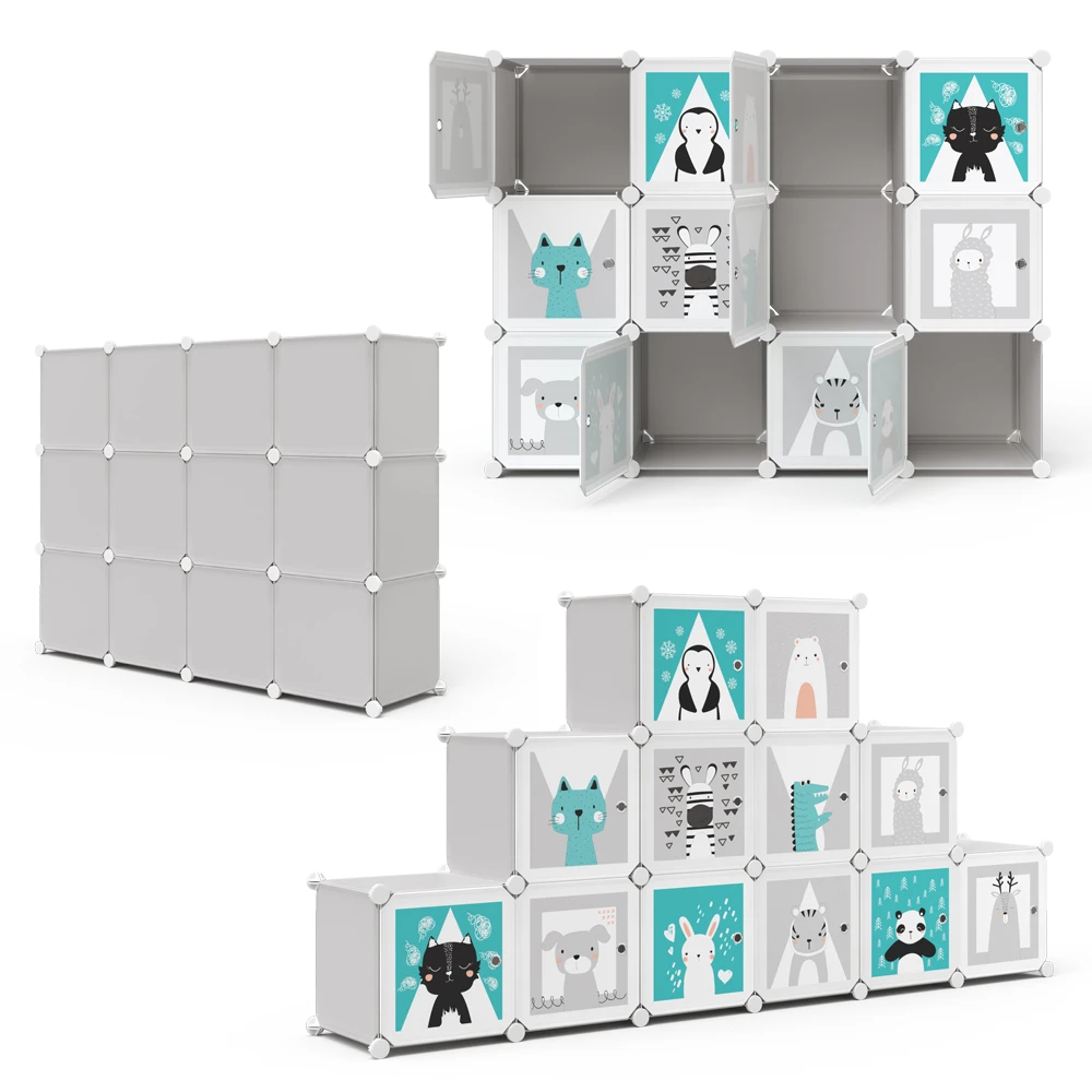 Kinderregal "Andy" Grau 145 X 110 Cm 12 Fächer Vicco 9 Kinderregal "Andy" Grau 145 X 110 Cm 12 Fächer Vicco – Bild 7