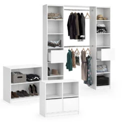 Kleiderschrank "Guest" Weiß 225 X 189 Cm XXL Vicco -Vicco m2877 08 ol